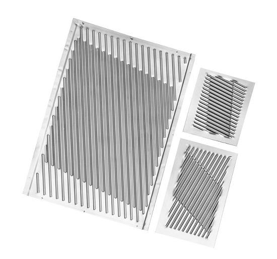 Highly efficient high temperature heat exchanger plates