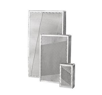 Plate heat exchanger stacks standing